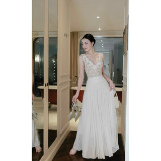 Đầm maxi ren hoa tkcc chuẩn mẫu