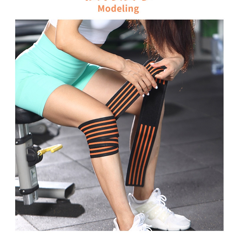 (1 Đôi chính hãng Aolikes) Dây Quấn Gối Aolikes Chính Hãng – Bản Rộng, Co Giãn Tốt, Bảo Vệ Khớp Khi 