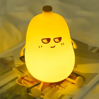 Đèn ngủ để bàn hình quả chuối vui nhộn/ Đèn ngủ quả chuối Bana Lamp silicone an toàn cho bé Meeko
