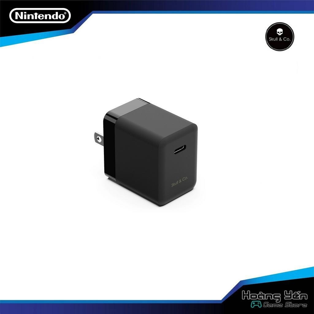 Củ Sạc Nhanh Skull & Co Cho Nintendo Switch Oled/ Switch V2/ Switch Lite/ Máy Tính Bảng/ Điện Thoại 45W