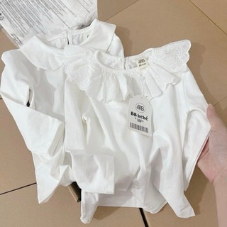  SET 2 ÁO TRẮNG CỔ SEN - CỔ REN CHO BÉ 