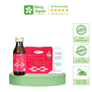  Nước Uống Tinh Chất Nhau Thai Dr Placen Collagen Plan Do See Placenta DP 40000 100ml 10 Lọ Nhật Bản 