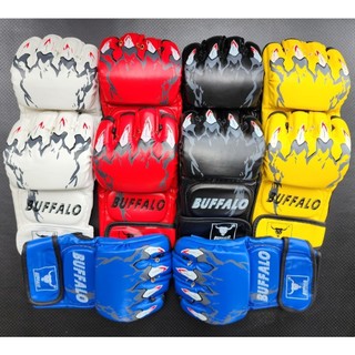 Găng MMA Hở Ngón Chính Hãng BUFFALO, Găng Tay Đấm Bốc Nửa ngón, Chiến Đấu MMA, UFC, MUAY Thái