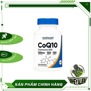 120 viên nutricost coq10 - hỗ trợ tim mạch, giúp cải thiện thị lực