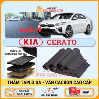 Thảm taplo Kia Cerato 2014 - 2023 da Cacbon cao cấp, chống nóng ô tô hiệu quả