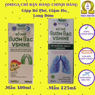  Bổ Phế Bướm Bạc Vshine  HD 2028  - Cho Bé Từ o Th.áng - Hỗ Trợ Giảm Ho Long Đờm Đau Rát Cổ Họng 