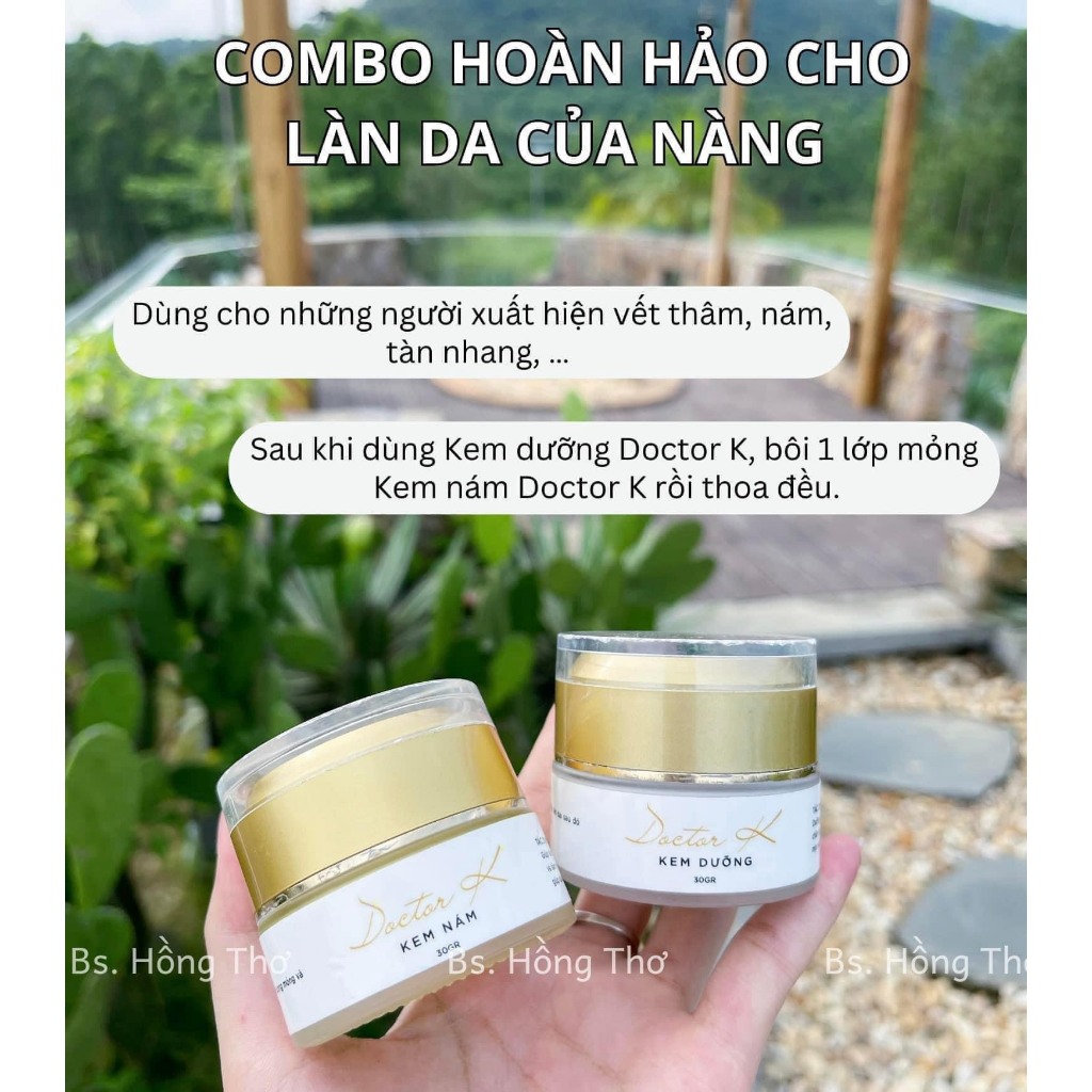 Bộ Kem Nám - Dưỡng Doctor K Mờ Nám Sáng Da - HT Nauture Care