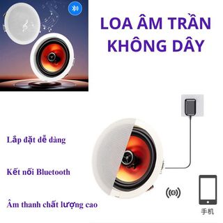 Loa âm trần bluetooth công suất lớn, Bộ loa âm trần nghe nhạc, Loa âm trần cho cửa hàng, nhà hàng