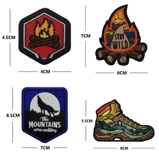 Miếng dán áo, balo velcro - Patch vải cao su (Combo tự chọn)