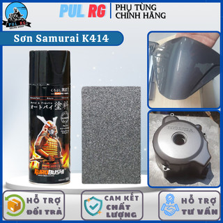 Sơn samurai màu xám lông chuột K414 làm mới đẹp xe bám tốt chống gỉ sét hàng chính hãng
