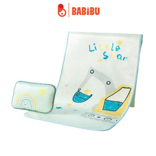 Chiếu điều hoà kèm gối muslin tree cao cấp cho bé sơ sinh babibu