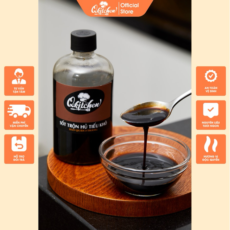 Sốt Trộn Hủ Tiếu QKitchen , Mì Khô Gia Vị Trộn Mì, Hủ Tiếu Nhà Làm Thơm Ngon Chất Lượng