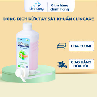 Dung dịch sát khuẩn tay nhanh Clincare không rửa lại với nước