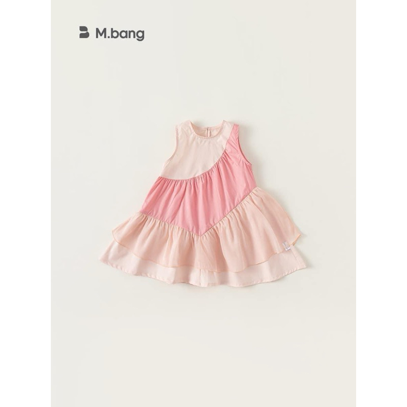 [Mbang china] Váy xoè bé hồng sz 120