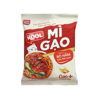  THÙNG 24 GÓI Mì gạo Cung Đình Kool BÒ HẦM TÔM CHUA CAY kiểu Đài Loan gói 75g 