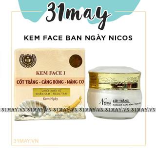 Kem Face Nâng Cơ Cốt Trắng Nikos Beauty Thanh Nhi Nicos Chính Hãng 15g
