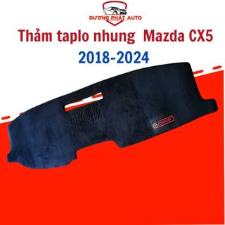 Thảm taplo nhung chống nắng xe Mazda CX5 form 2019-2024