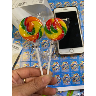 sỉ hộp 30 que kẹo mút tròn bày sắc cầu vồng