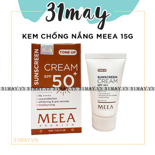 Kem chống nắng meea organic mini 15ml chính hãng spf50+ - 8938534672108