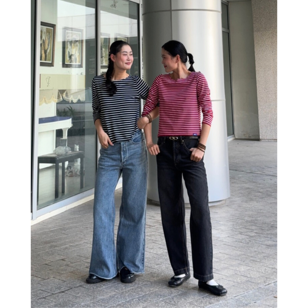 TheBlueTshirt - Áo thun tay dài, cổ thuyền, phom regular cho nữ - The Lifetime T - Women | BigBuy360 - bigbuy360.vn
