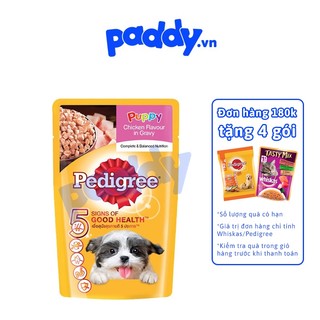 Pate Cho Chó Con Pedigree Puppy Vị Gà Nấu Sốt 130g