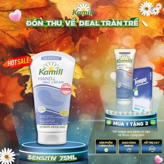 Kem dưỡng da tay và móng tay Kamill Hand & Nail Cream Sensitiv 75ml - Dành cho da tay và móng tay nhạy cảm, khô ráp