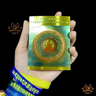 Miếng dán (COMBO 5 TẤM) Decal Phật Đảnh Tôn Thắng Đà-ra-ni
