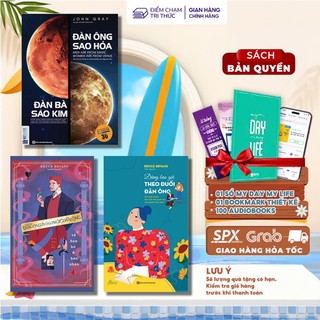 Combo 3 cuốn sách: đàn ông sao hỏa đàn bà sao kim, đàn ông bóc phốt đàn ông, đừng bao giờ theo đuổi đàn ông