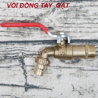 [XẢ HÀNG] Vòi đồng tay gạt FE, Vòi nước nhà tắm đồng đẹp giá rẻ