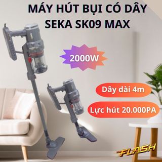 Máy hút bụi cầm tay seka sk09 max công suất 2000w lực hút cực mạnh làm sạch hiệu quả bh 24 tháng