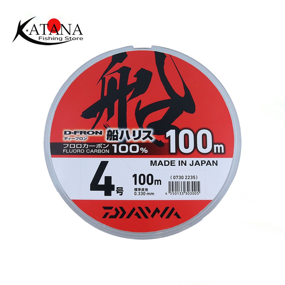 Dây Leader FlouroCarbon Daiwa D-Fron 100m