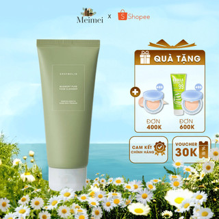 Sữa rửa mặt ngải cứu dịu nhẹ graymelin mugwort pure foam cleanser 150ml