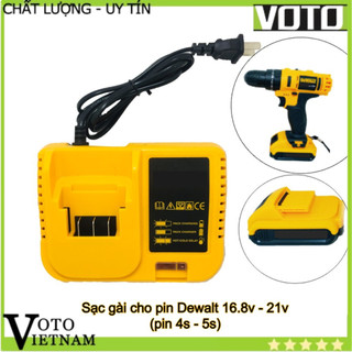 Đế sạc pin gài 16.8v 21v cho pin Dewalt 16.8v 21v 4s 5s