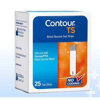 Que thử đường huyết Contour TS (hộp 25 que)