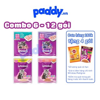 Combo Pate Mèo Con Whiskas Junior 80g