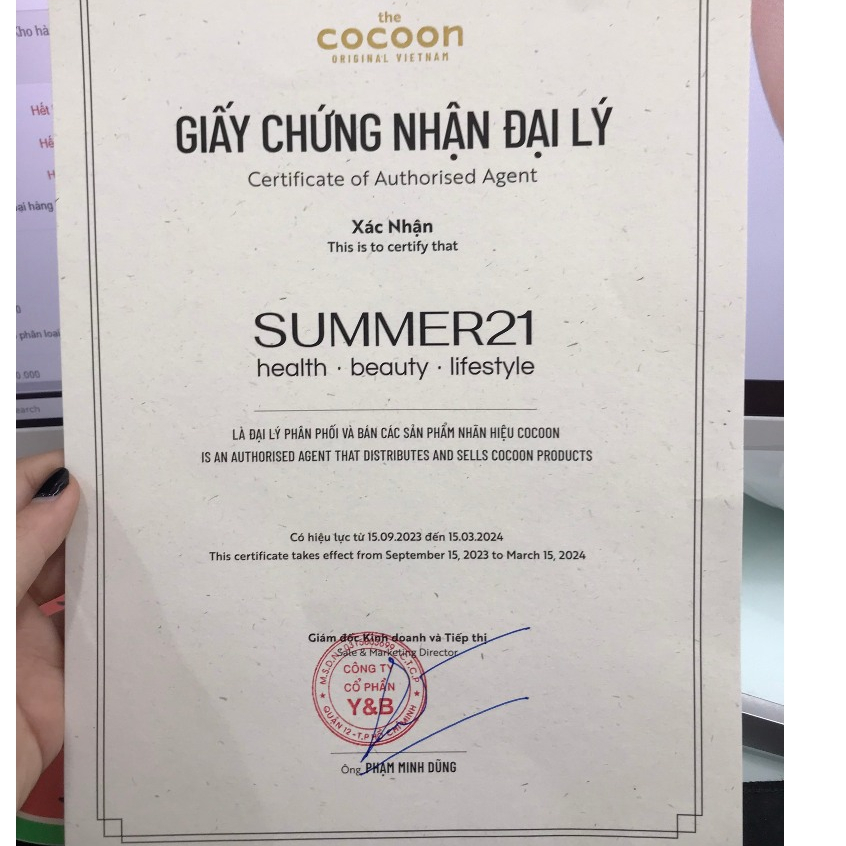 [TRẢ ORDER DƯ] Bộ dưỡng tóc bưởi COCOON