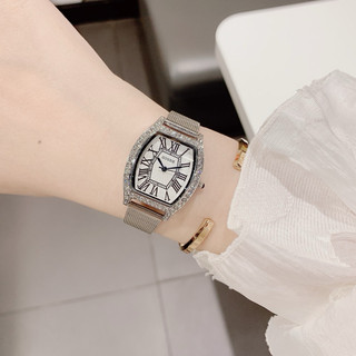  Đồng Hồ Nữ Gossie Mành Bầu Viền Đá Cao Cấp 