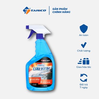 Nước Lau Rửa Kính Ventek Chai 600mL - Dành Cho Ô Tô Xe Tải - Làm Sạch Bề Mặt Kính Trả Lại Sự Sáng Bóng | TAHICO