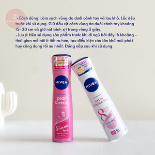 Xịt ngăn mùi Nivea trắng mịn da 150ml