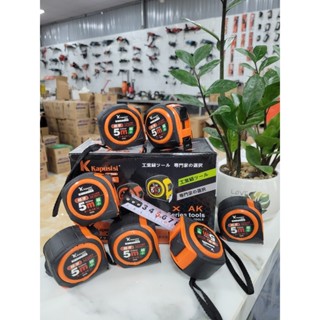 Thước mét Kapusi cao cấp, Thước lỗ ban phong thủy 5m/7,5m,không lỗ ban. Vỏ bọc cao su chống va đập.