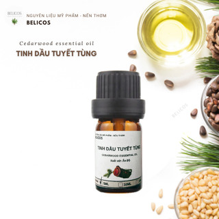 Tinh dầu gỗ Tuyết Tùng 30ml nguyên chất 100% làm nước hoa, nến thơm, xông tinh dầu