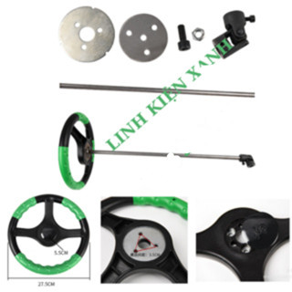 Vô lăng chế xe điện 3 bánh, xe điện trẻ em đường kính 27,5cm