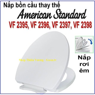 Nắp bồn cầu american standard, nắp thay thế ráp chuẩn, bồn cầu american standard