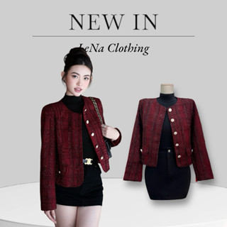 Set 3 Món Áo Khoác Dạ Kèm Áo Cổ Lọ Phối Chân Váy KaKi Đi Tiệc Đi Chơi