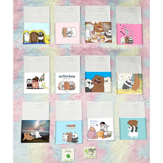 Tập giấy kiểm tra molang pusheen 3 anh em gấu tonton kaws khủng long siêu anh hùng hoppang kẻ ngang 20 tờ GKT6 hoạt hình