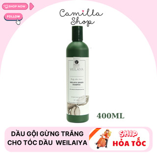 Dầu gội giảm rụng tóc Weilaiya tem trắng cho tóc dầu 400ml