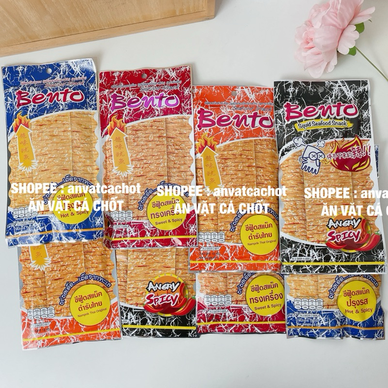 [Size to khỏi lo nhanh hết] Snack mực Bento Thái Lan (gói lớn 18g)