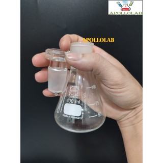 [Duran Biohall Đức] Bình tam giác 100ml 250ml 500ml 1000ml CỔ NHÁM 29/32, 24/29