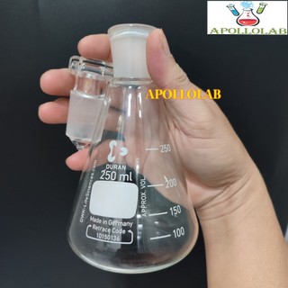 [Duran Biohall Đức] Bình tam giác 100ml 250ml 500ml 1000ml CỔ NHÁM 29/32, 24/29
