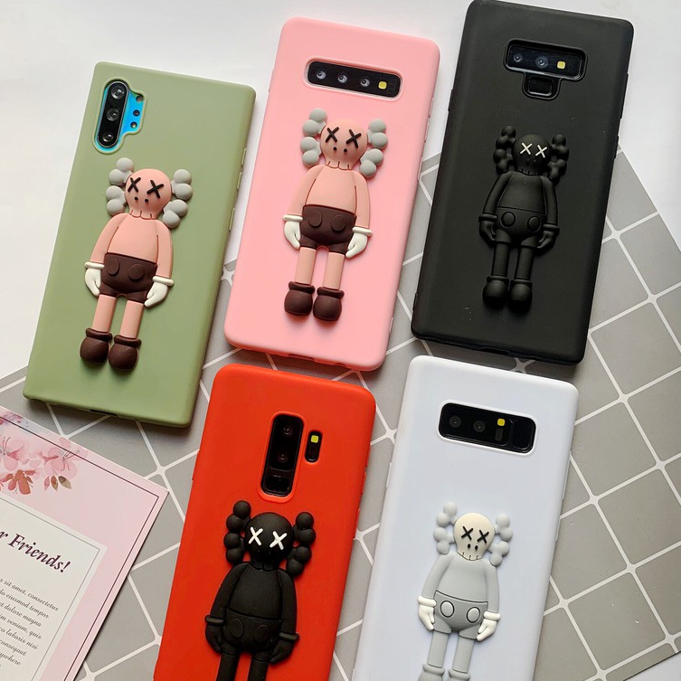 Ốp lưng Samsung Galaxy Note 10 Plus / Note 10 / note 9 / note 8 / s9 plus Hình Kaws Nổi